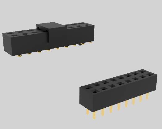 Cabezal hembra de 2,54 mm