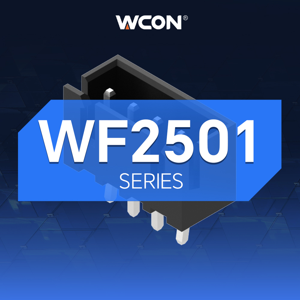 Conectores de la serie WF2501 | Diseño de bloqueo de cable a placa con paso de 2,50 mm y alta fuerza de retención