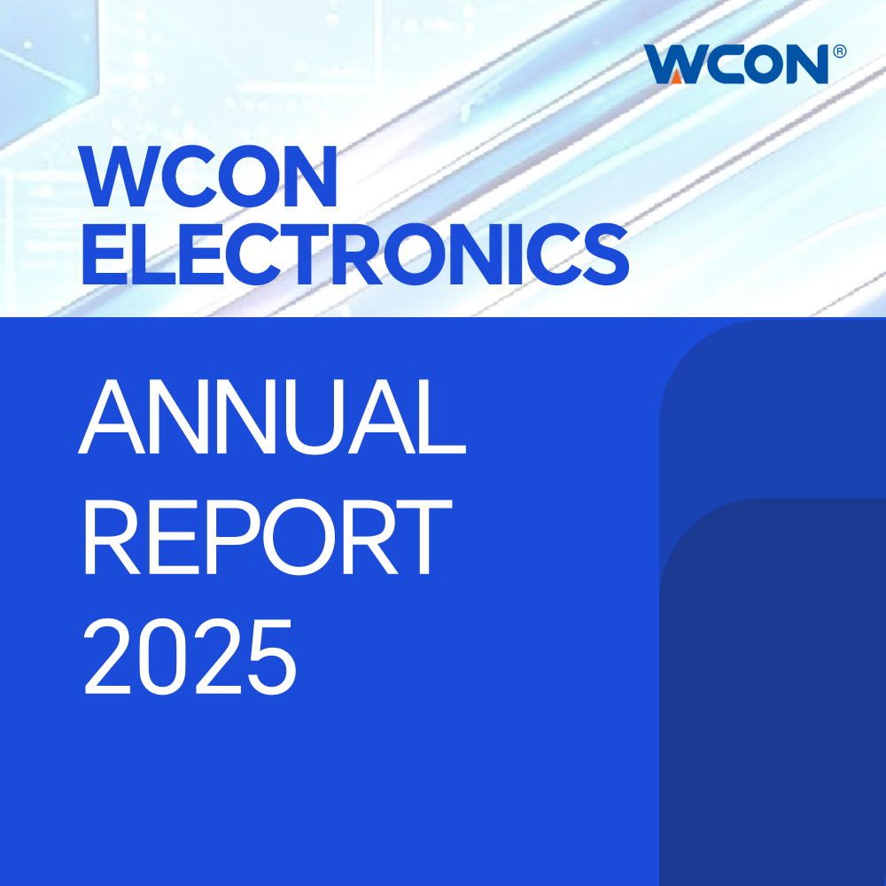 Guía visual del informe anual 2025 de WCON Electronics